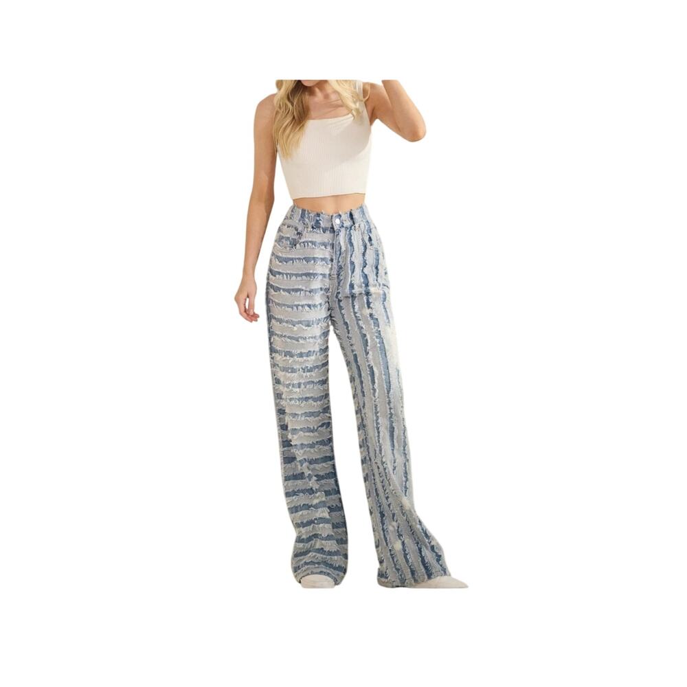 Oli & Hali Freyed Jeans Size L NWOT